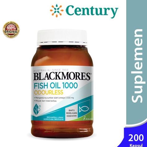 BLACKMORES FISH ODOURLESS OIL 200CAP / OMEGA 3 / FISH OIL Lc