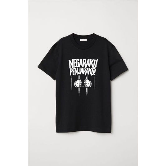 KAOS NEGARAKU PENJARAKU DISTRO KAOS PRIA WANITA TERLARIS