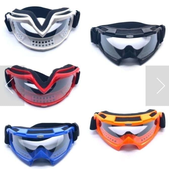 KACAMATA CROSS KACA MATA GOOGLE GOGGLE VISOR HELM BENING bikers sepeda touring adventure