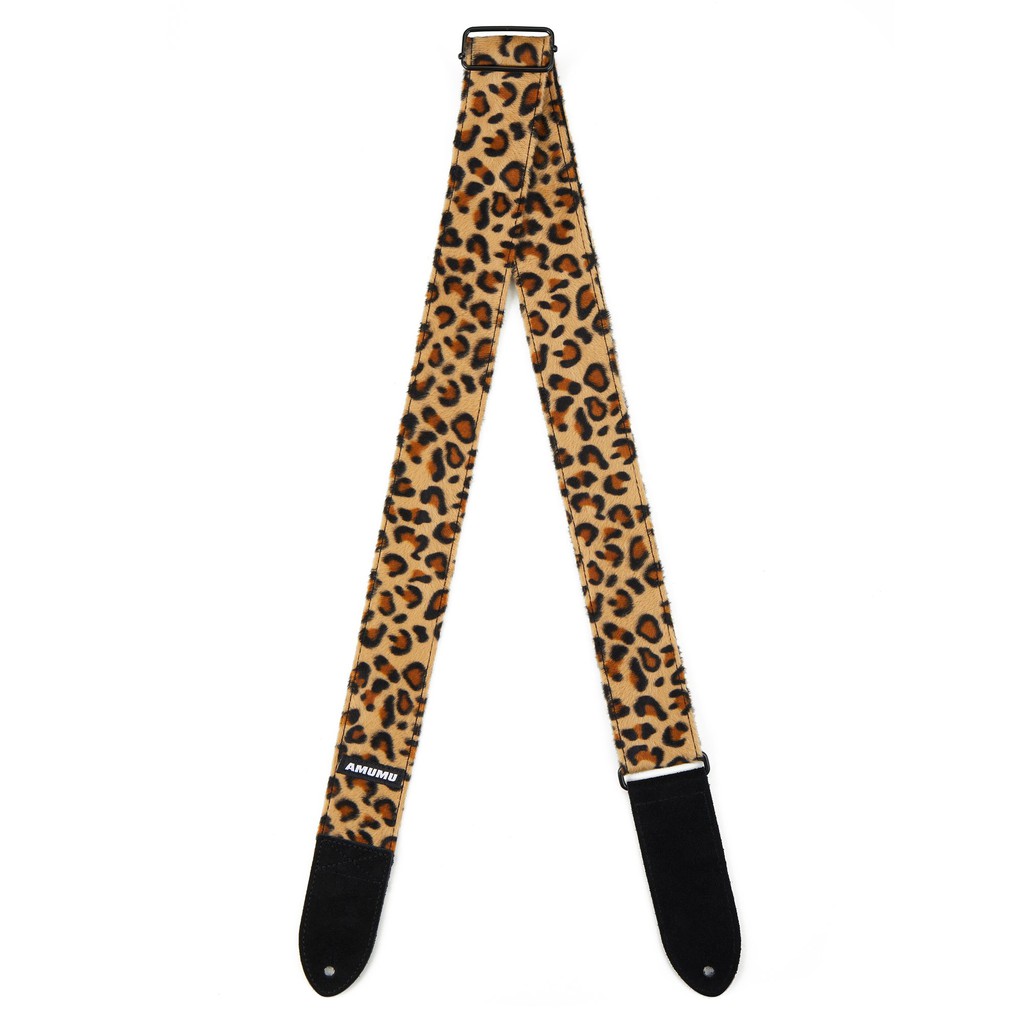 Amumu VL01-LP Strap Gitar motif Leopard Flocking