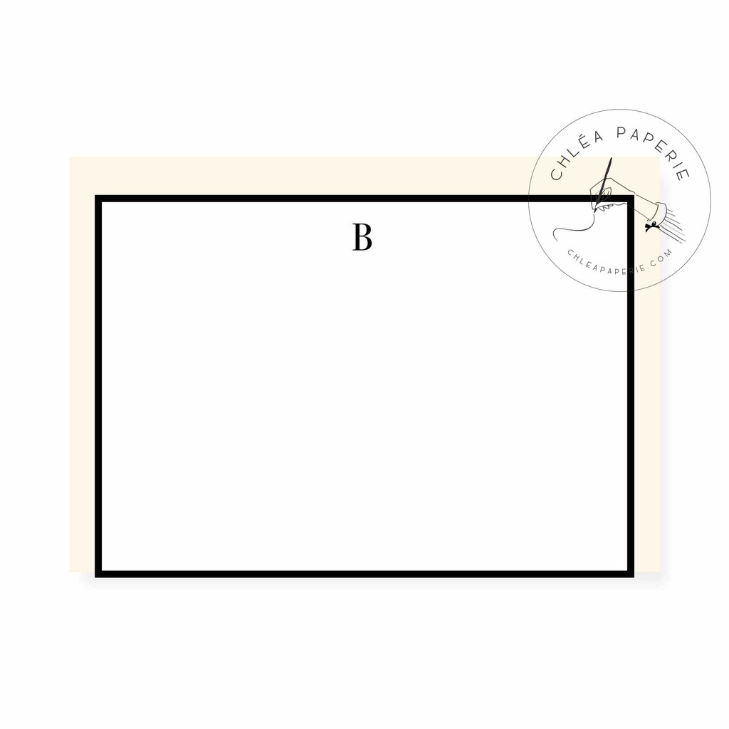 

Note Set / Monogram B