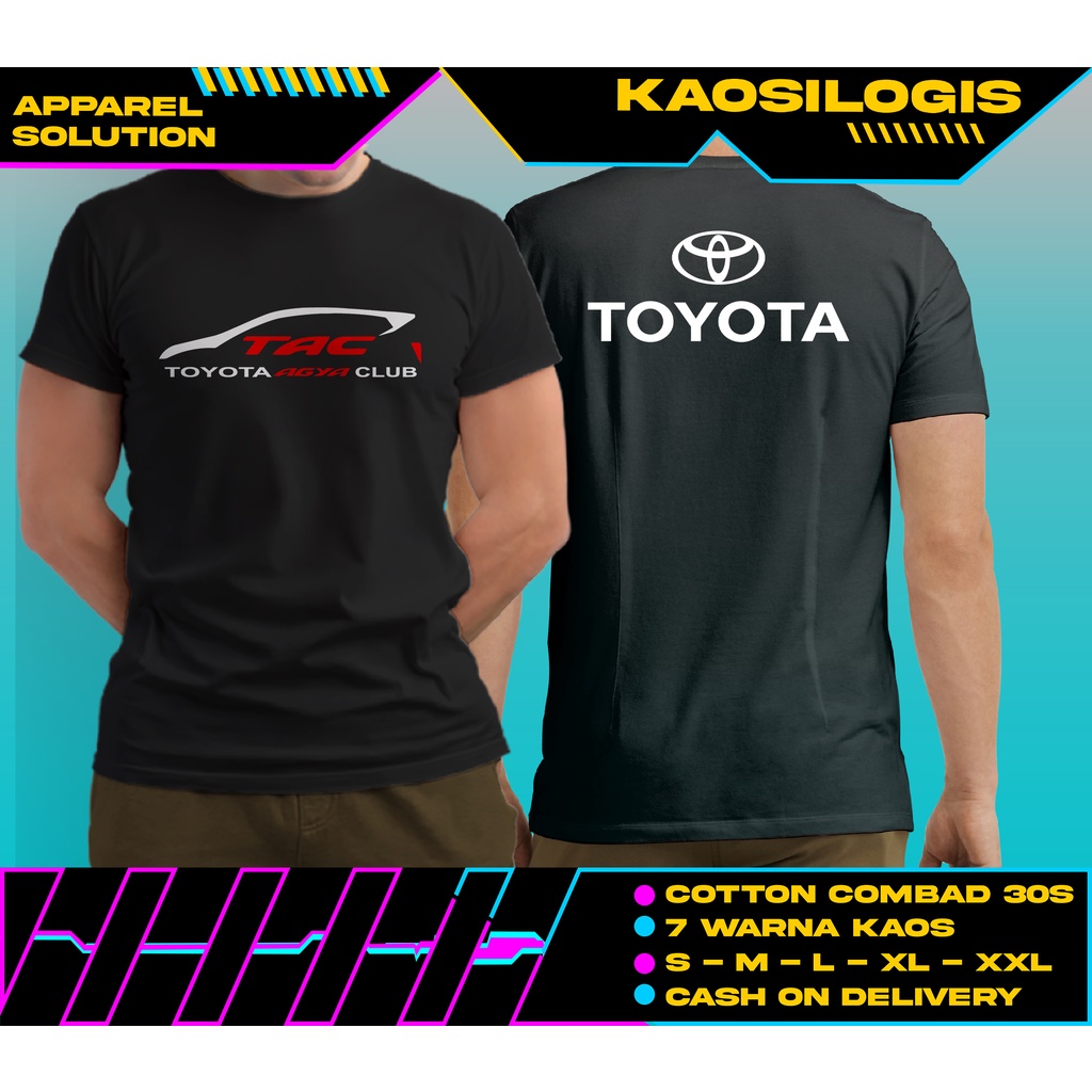 Kaos Toyota Agya Club Indonesia Tac Otomotif Racing - Kaosilogis