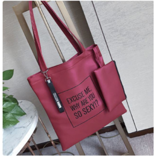 TSC - Tote Bag Pu Import Murah