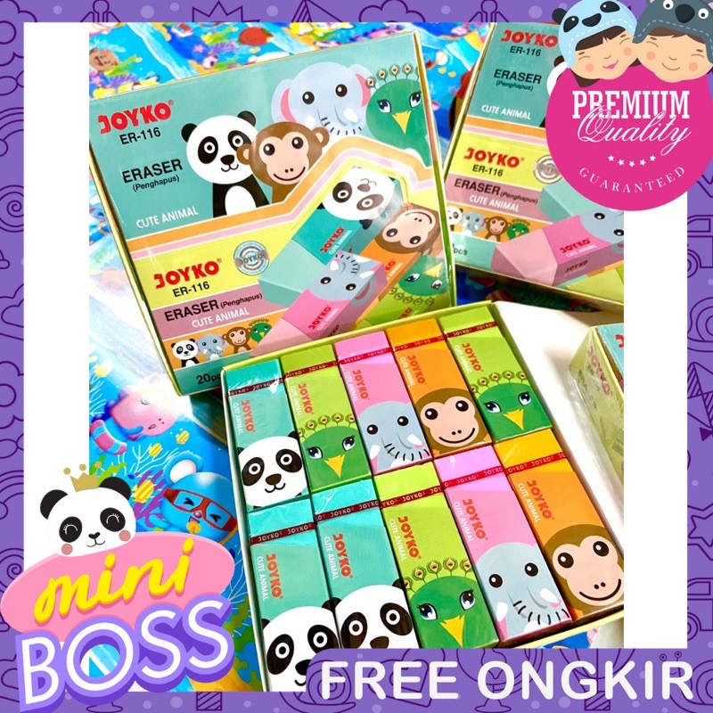 

Mini-Boss Penghapus Pensil Murah Karakter Menarik SANGAT BERSIH HAPUSANNYA