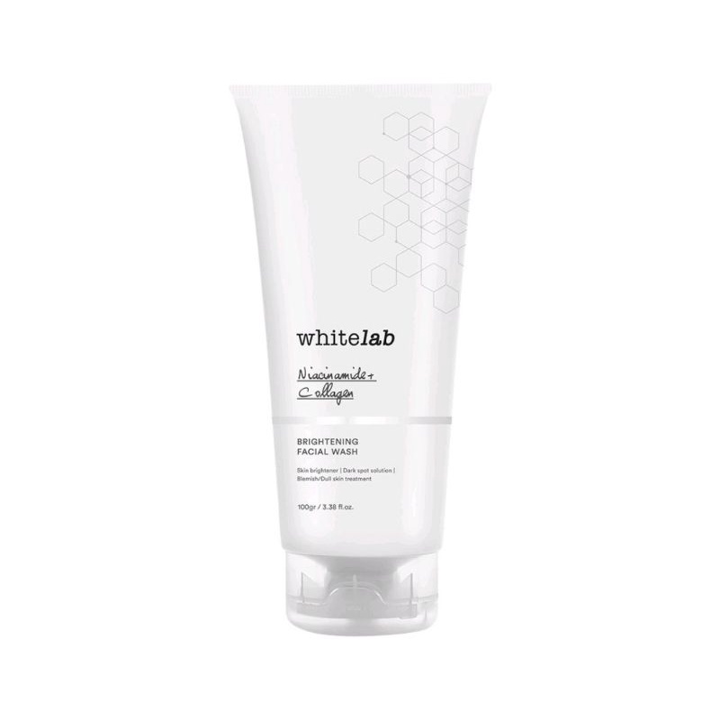 Whitelab Brightening Facial Wash Face Sabun Wajah | Whitelab pH-Balanced Facial Cleanser | Acne care facial wash