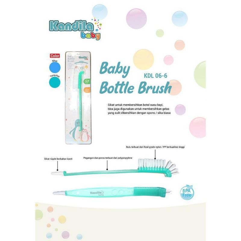 Kandila Bottle and Nipple Brush Sikat Botol Bayi