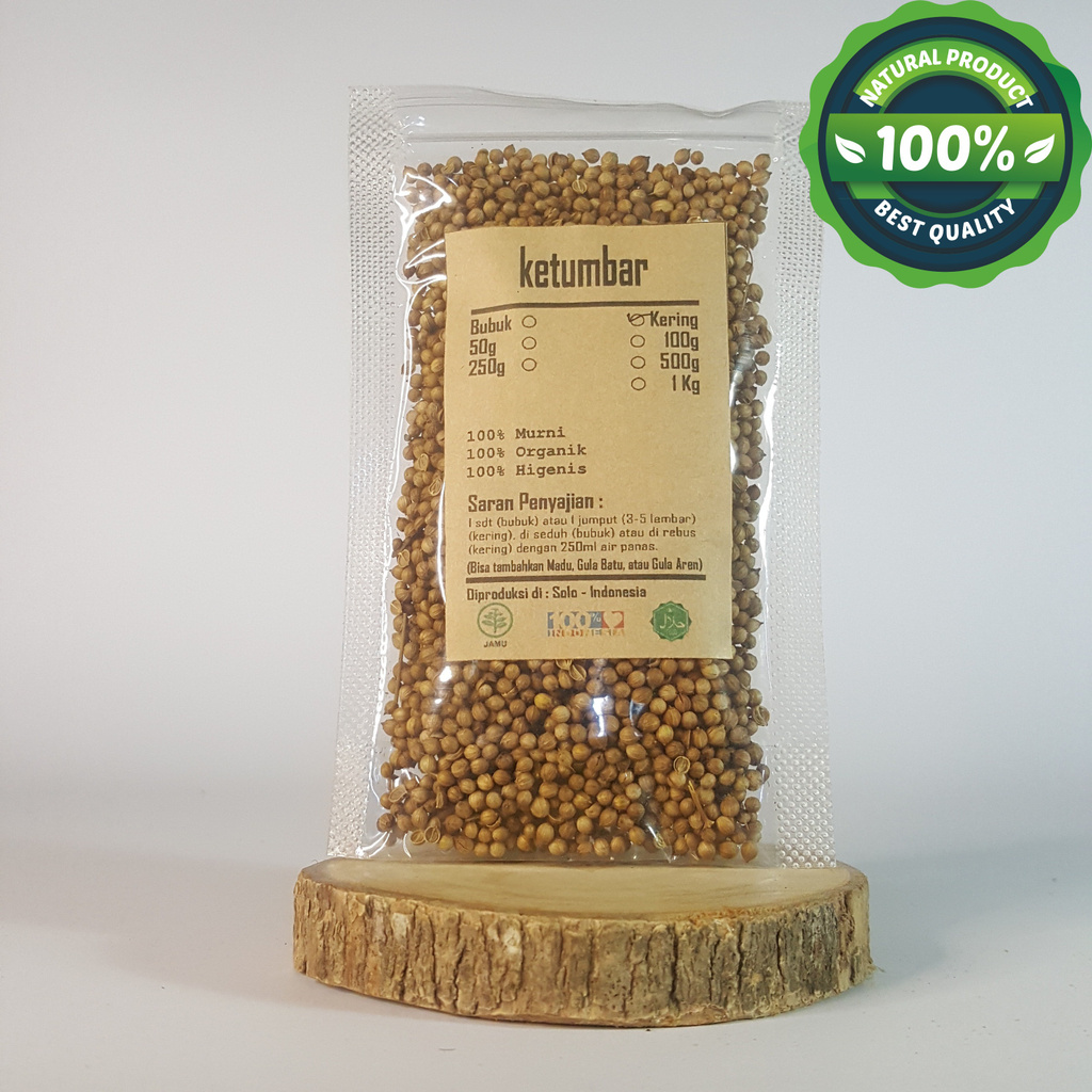 

KETUMBAR KERING 50 GRAM - Coriandrum Sativum - MURNI - JSR - REM