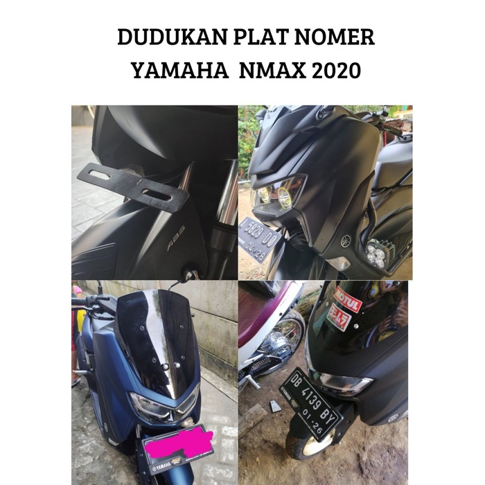 COD BRACKET DUDUKAN PLAT NOMER YAMAHA ALL NEW NMAX 2020