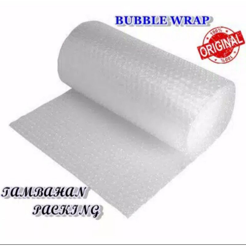 

Bubble Wrap tambahan packing