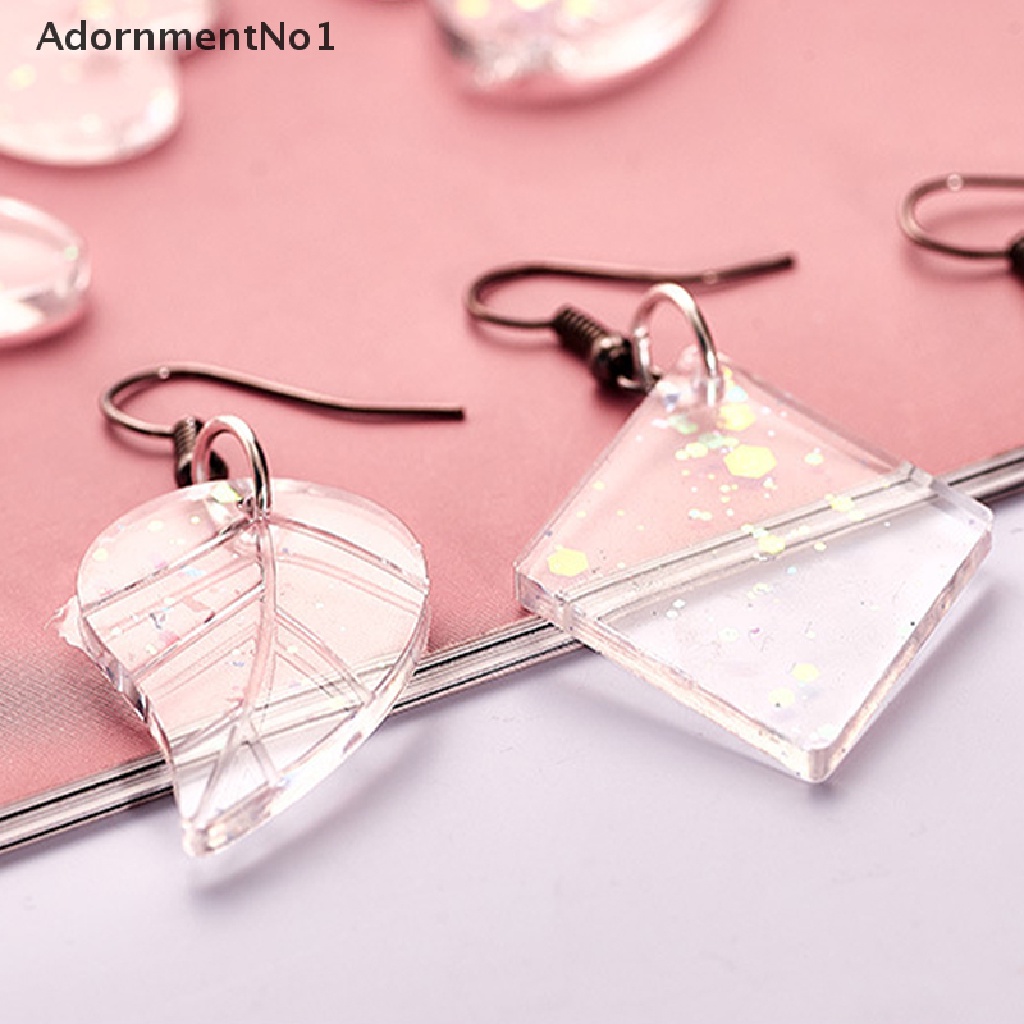 (AdornmentNo1) Cetakan Resin Handmade Bahan Silikon Untuk Membuat Anting / Kalung / Liontin