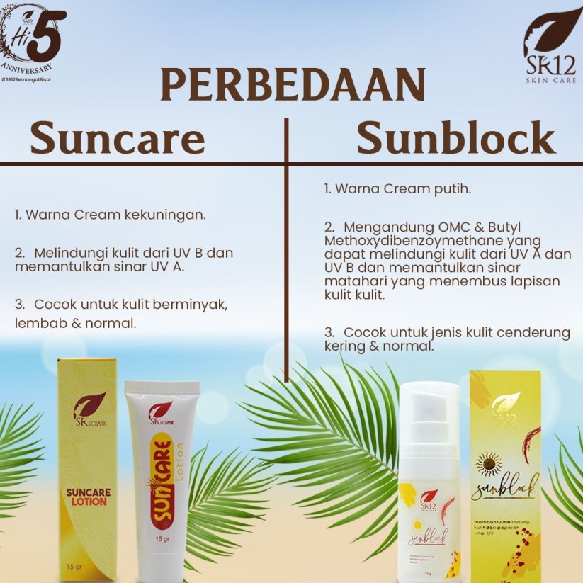 SUNBLOCK SPF 30++ SR12  / Sun Block SR 12 Original 100% / Melindungi dari Sinar Matahari UV Menjaga Kelembaban Merawat Mencerahkan Belang Kulit