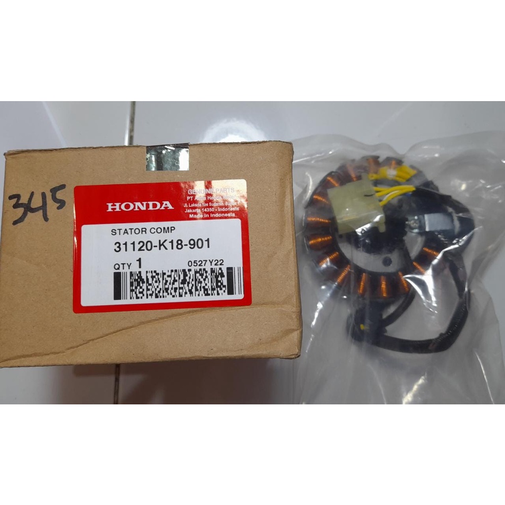 Stator Assy Spull Assy Stator Comp Honda Verza 31120 K18 901