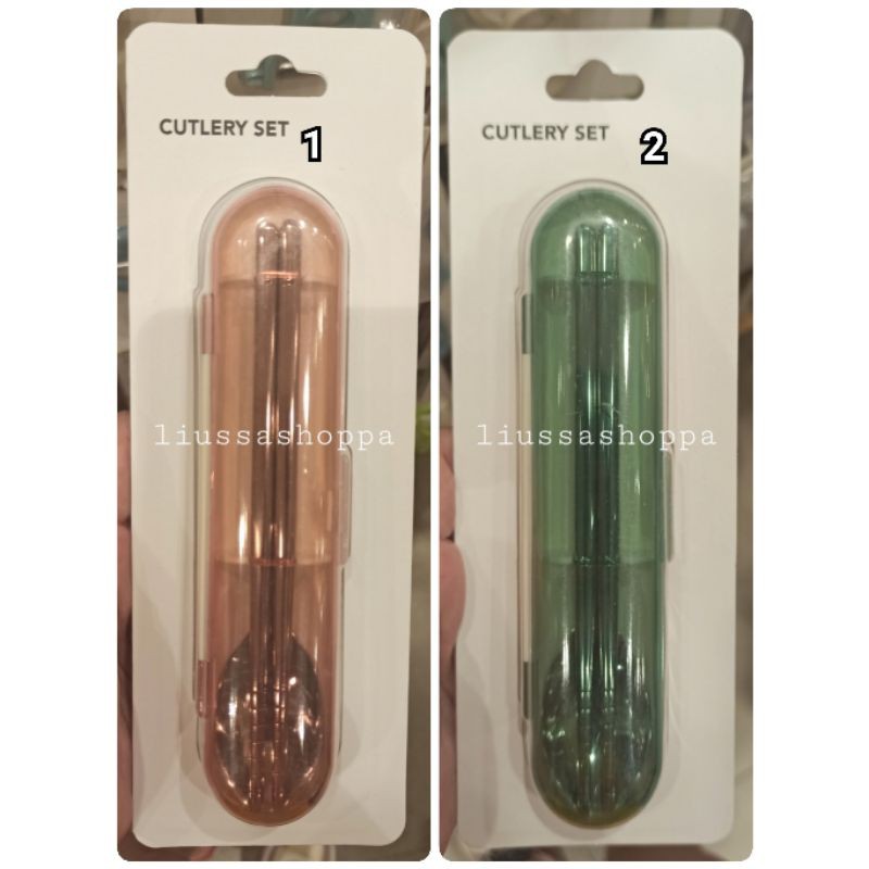 Alat Makan Miniso - Simple Cutlery Set