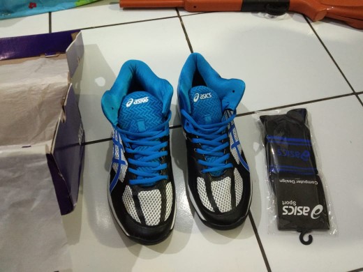  Sepatu  Volly  Asics  Gel V  Swift  FF  Sepatu  Voli Asics  Sky 