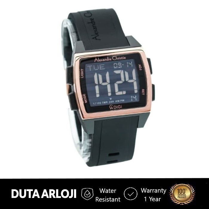 Alexandre Christie AC 9343 MH RRGBA Digital Men Rubber