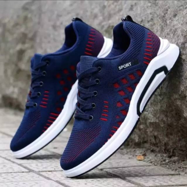 TmO - 8.8 Sale sepatu pria sneakers running fashion ZiggMAN sport Edition/sepatu sneakers tali termurah kekinian dan trendy bisa cod