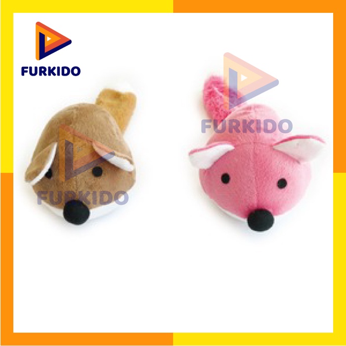 M-PETS Gringo Foxes Squeaker Dog Toy / Boneka Rubah Mainan Anjing