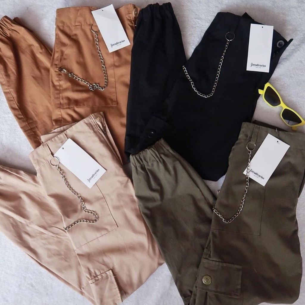 jogger cargo pants stradivarius