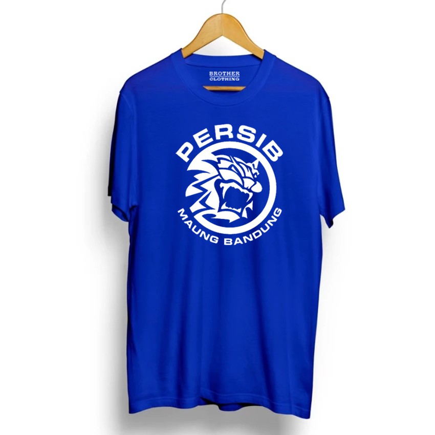 Kaos Distro Persib Maung Bandung White - Abu Misty Premium