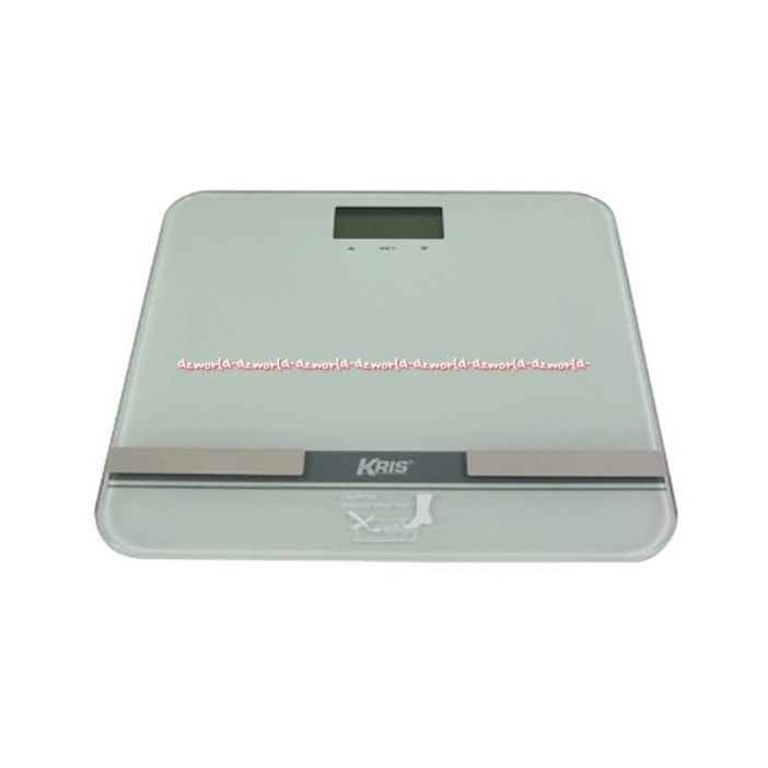 Krishome Timbangan Badan dan Ukur Kadar Lemak Tubuh Body Scales Digital Body Fat N Hydration Putih Hitam Kris Home Bisa Max 180kg