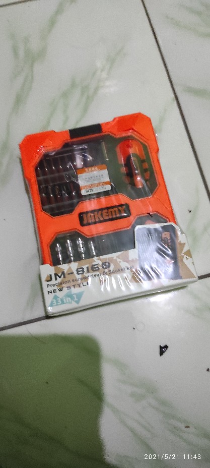 Jakemy 33 In 1 Obeng Set Handphone Jm-8160 For Computer Original