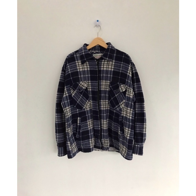 ho ang plaid wol jacket second