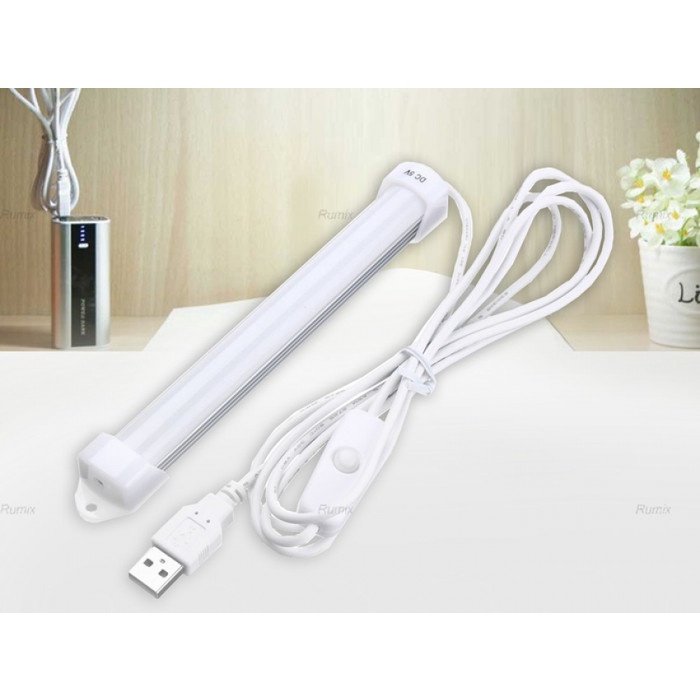 Lampu Neon USB Strip LED Belajar Kerja Rumah Dapur Meja Tabung Panjang