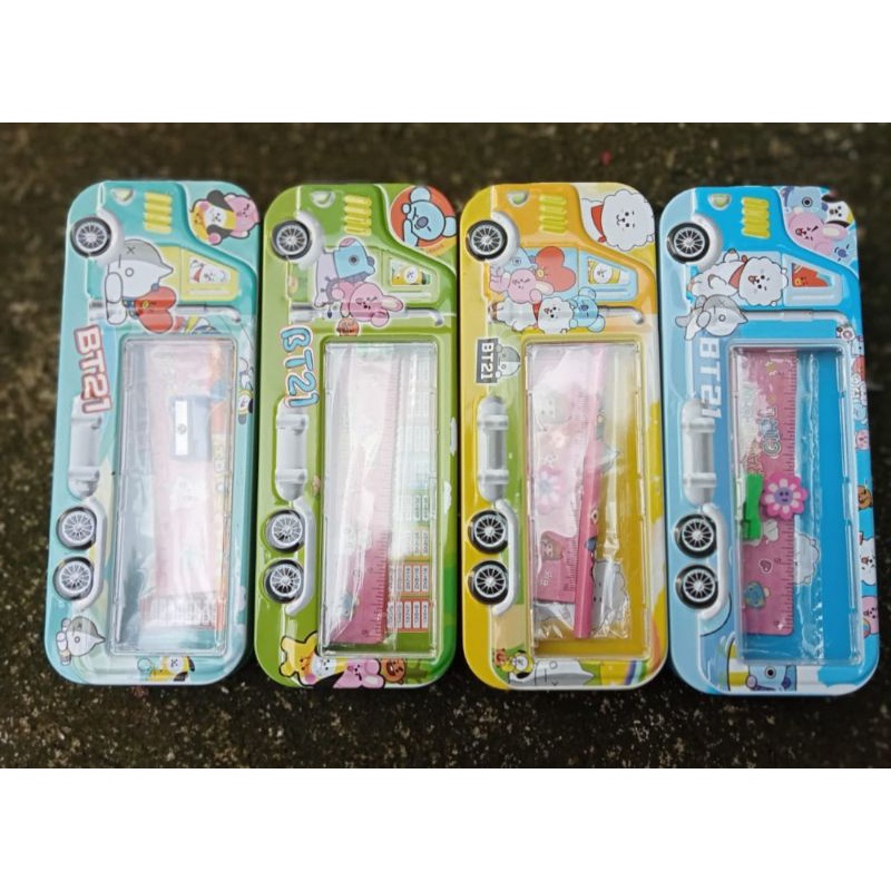 

PENSIL CASE/KOTAK PENSIL KALENG ISI