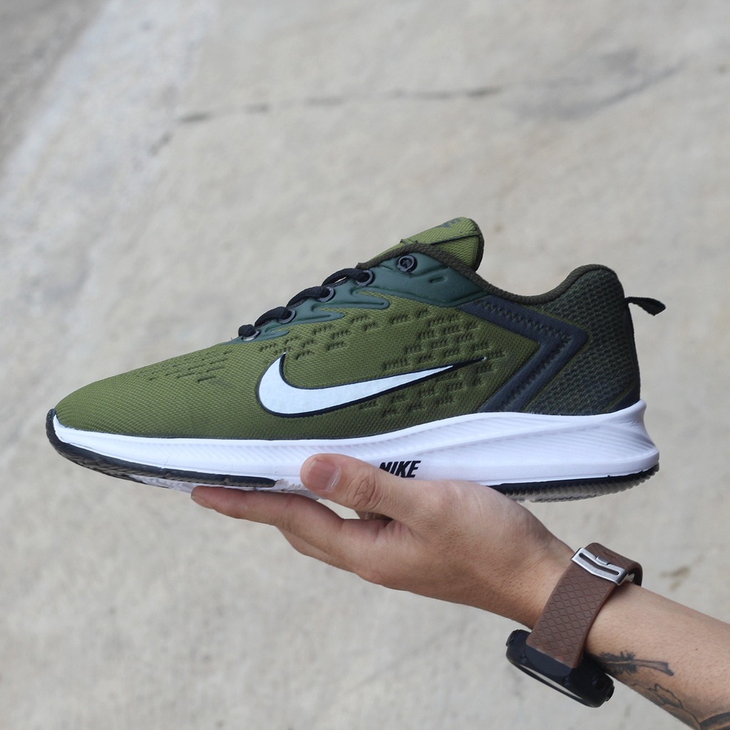 Sepatu Pria Olahraga Nike Zoom Flyknit Racer Sepatu Running Pria Jogging Jala Santai Olahraga Outhdoor