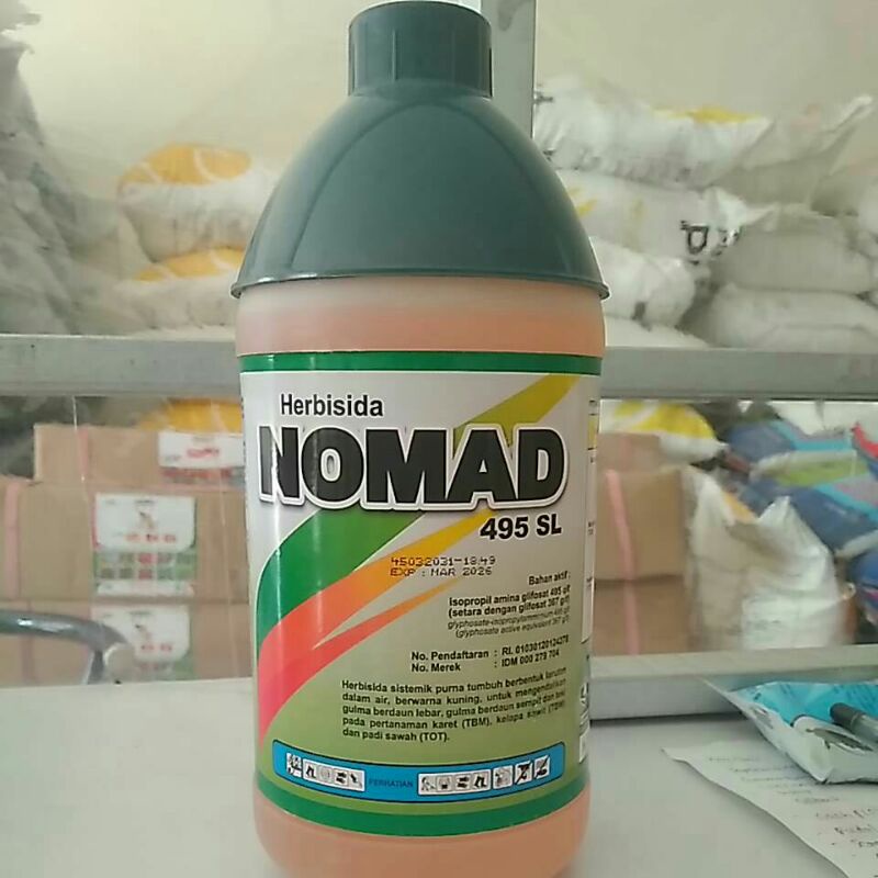 Herbisida, Nomad 495SL, BA isopropil amina glifosat 495 g/l @1liter
