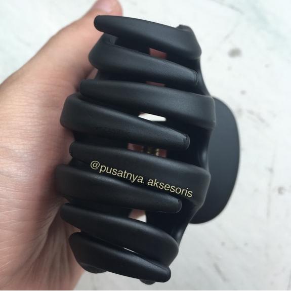 ☋ JEPITAN RAMBUT JEDAI SUPER JUMBO 7.5CM HITAM DOFF SATUAN ✿
