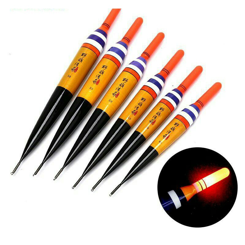 kambangan LED pelampung pancing tanpa Batray