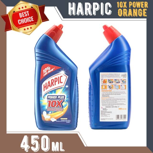HARPIC botol 450ml Orange Citrus pembersih toilet harpic 450 ml