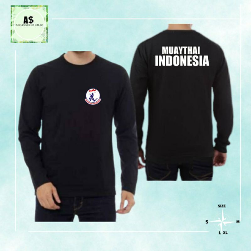 kaos baju lengan panjang muaythai indonesia