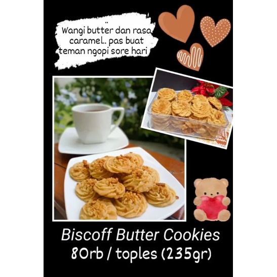 

Biscoff Butter Cookies 235gr / kue kering