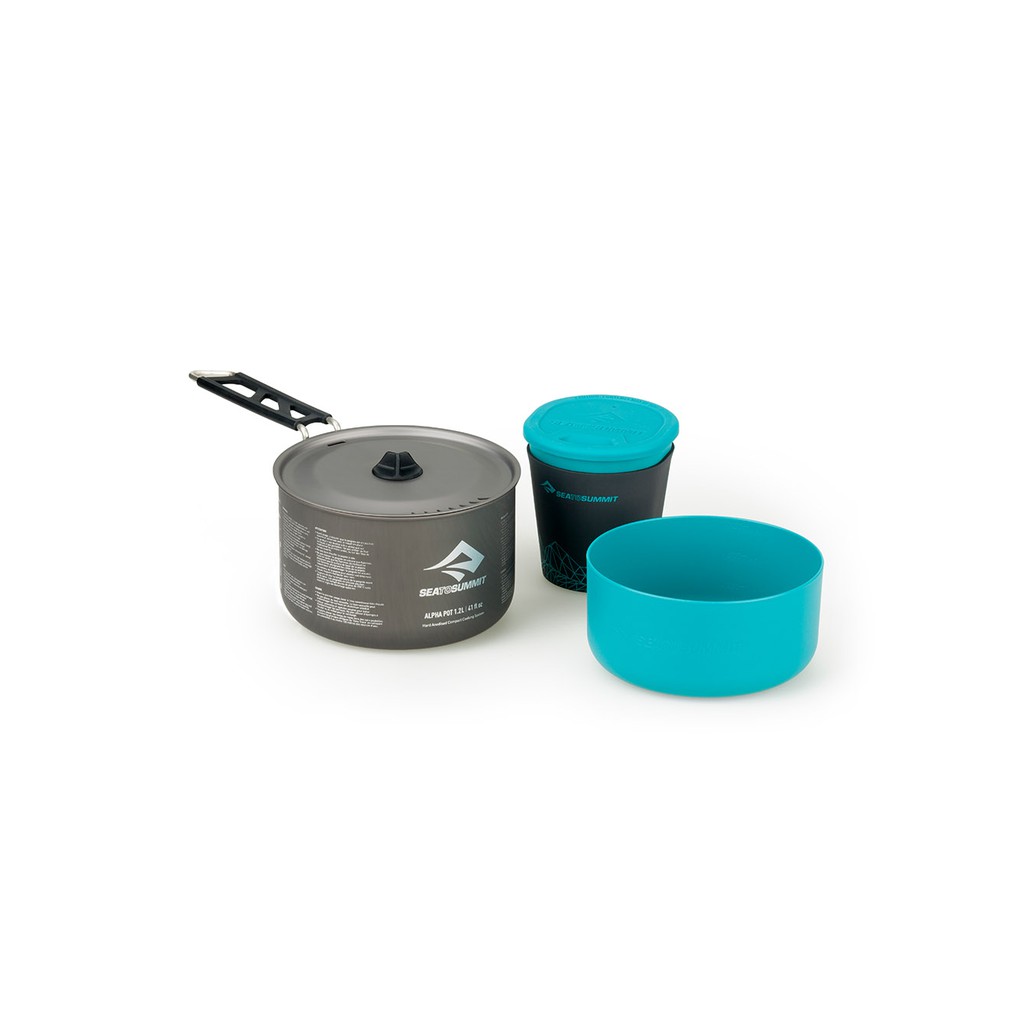 Sea To Summit Alpha Pot Set 1.1 - Nesting Cooking Set Bahan Alumunium Original Ringan