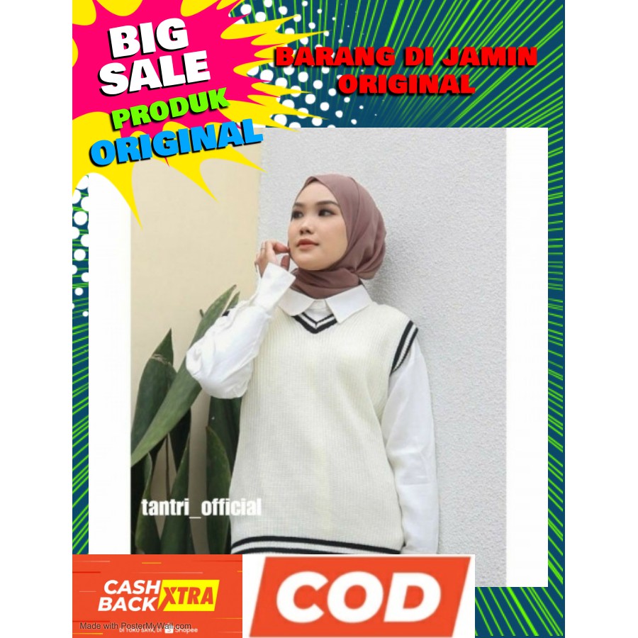 Vest rajut/vest rajut wanita/vest/rompi/rompi wanita/rompi Korea/fashion/rompi rajut/fashion muslim