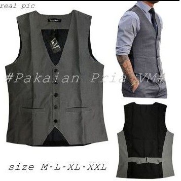 ROMPI JAS / VEST BLAZER HITAM KOMBINASI / VEST 022 033 / JAS ROMPI