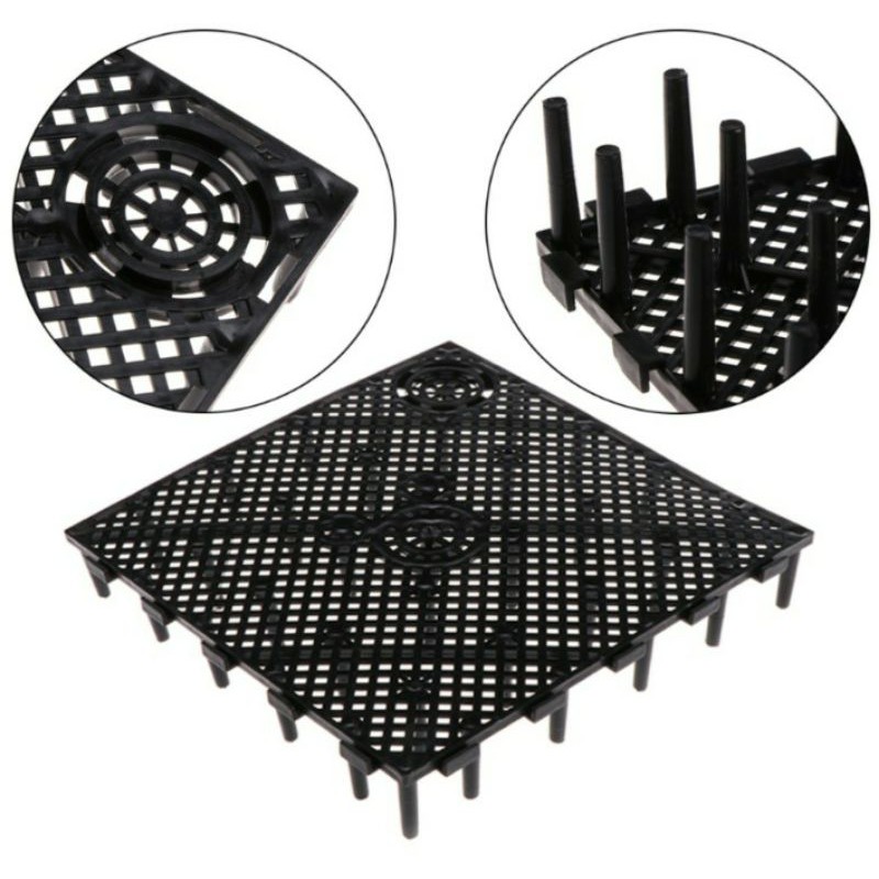 Alas Tatakan Semi Undergravel Akuarium Aquascape Guppy