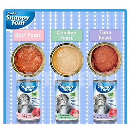 Baby Snappy Tom Wet Food for Kitten 150 gr Can