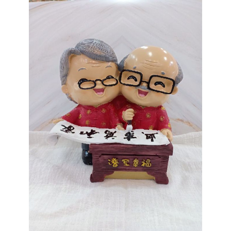 Pajangan kakek nenek / hiasan kakek nenek / celengan kakek nenek /