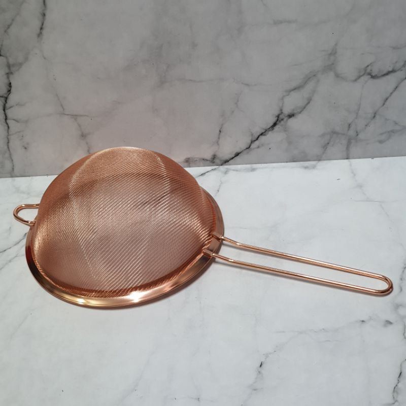 saringan ayakan tepung18cm / 20cm Rose gold series / flour strainer