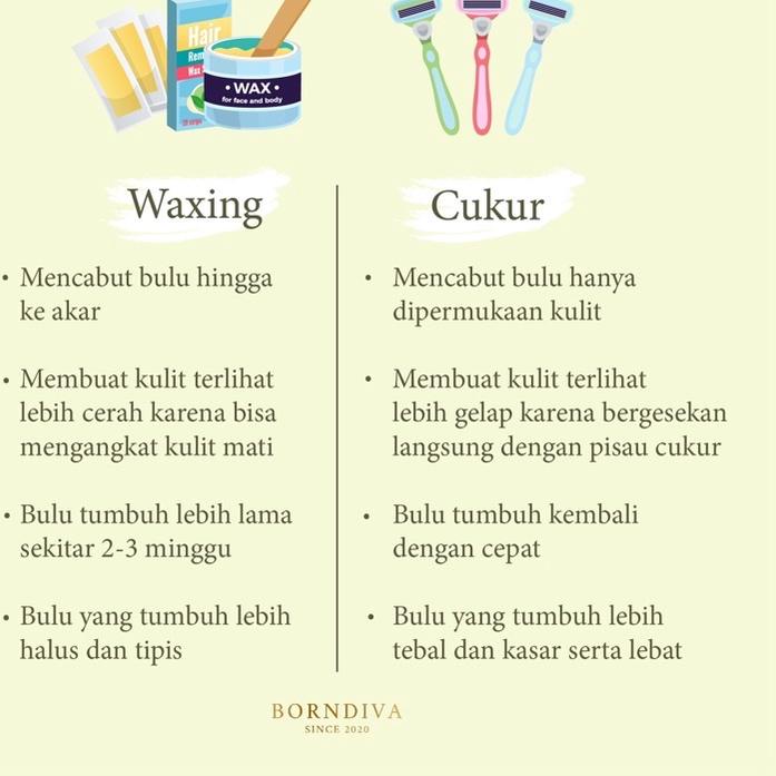 330gr BORNDIVA SUGAR WAX  COLD WAX | SUGAR WAXING | PENCABUT BULU | FREE STRIPWAX & SPATULA .