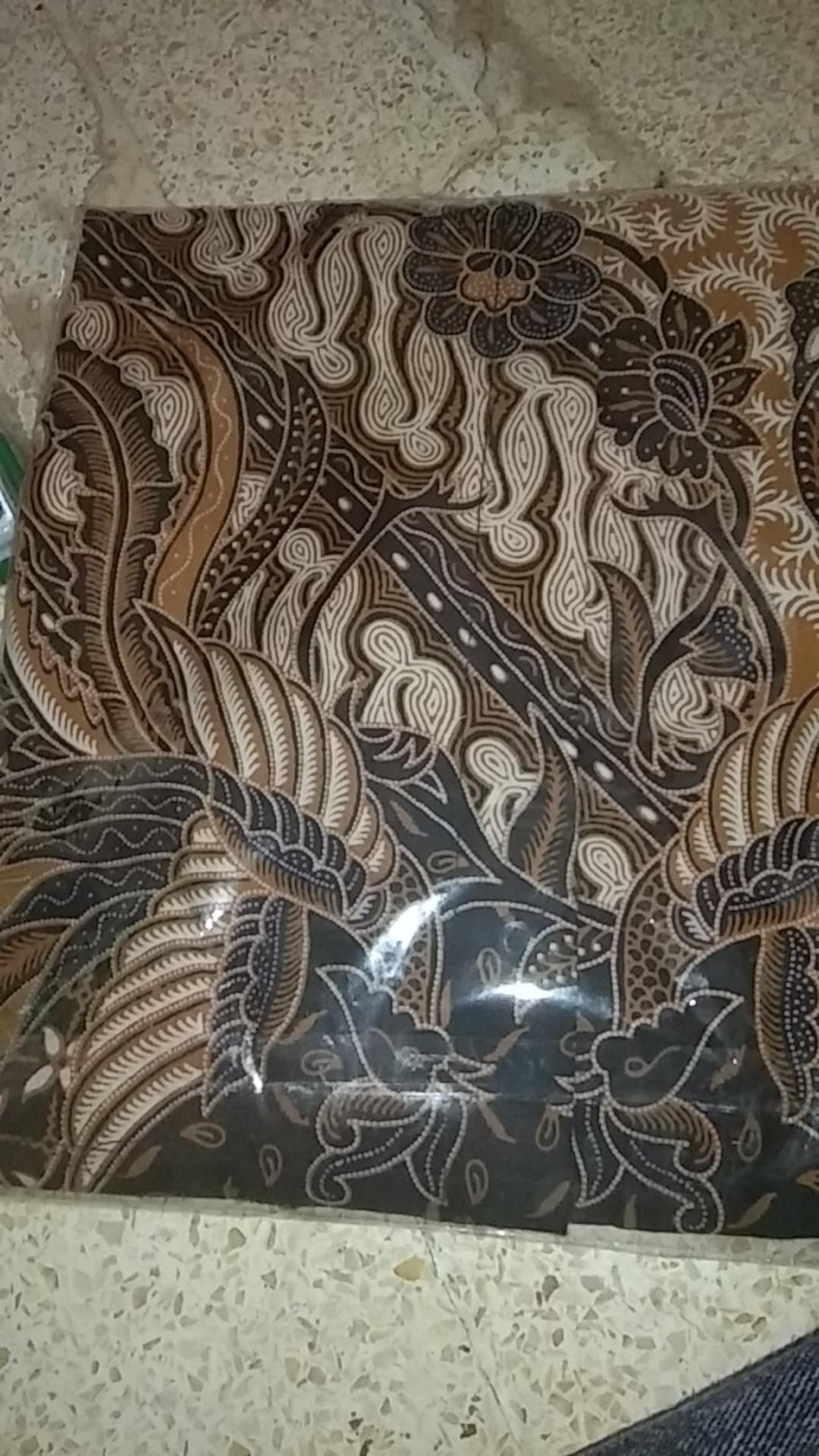 Vijay Pendek Kemeja Batik Pria Full Furing Katun Sragenan