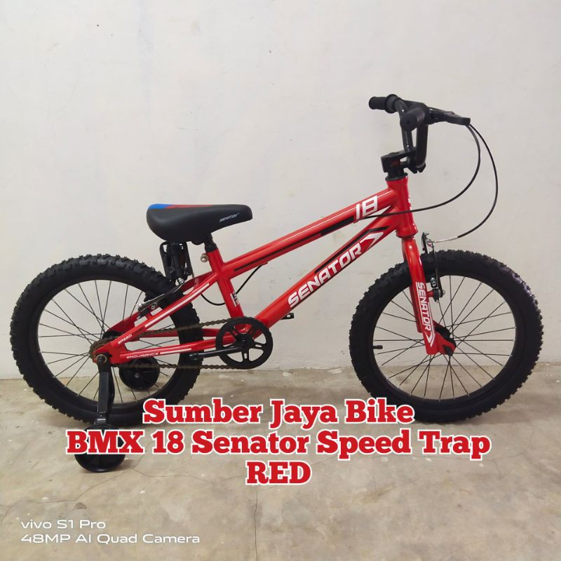 Sepeda anak BMX 18 Inch senator SPEED TRAP &amp; SLAMMER