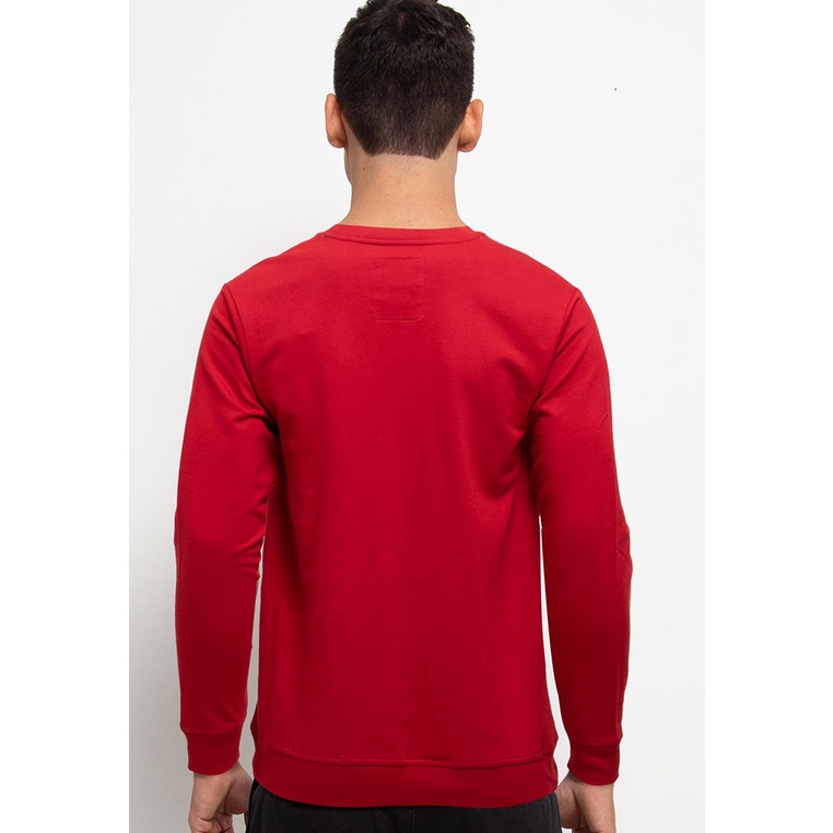 JAKET SWEATER CASUAL PRIA CARDINAL ORIGINAL TERBARU MERAH CA10