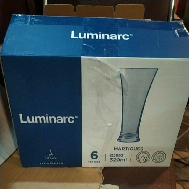 Luminarc Pilsner Martiques- Gelas Ice Tea- Gelas Jus  11 0z Import Produk