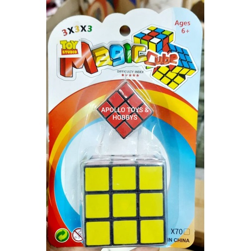 (PROMO) MAINAN EDUKASI ANAK RUBIK ISI 2PCS