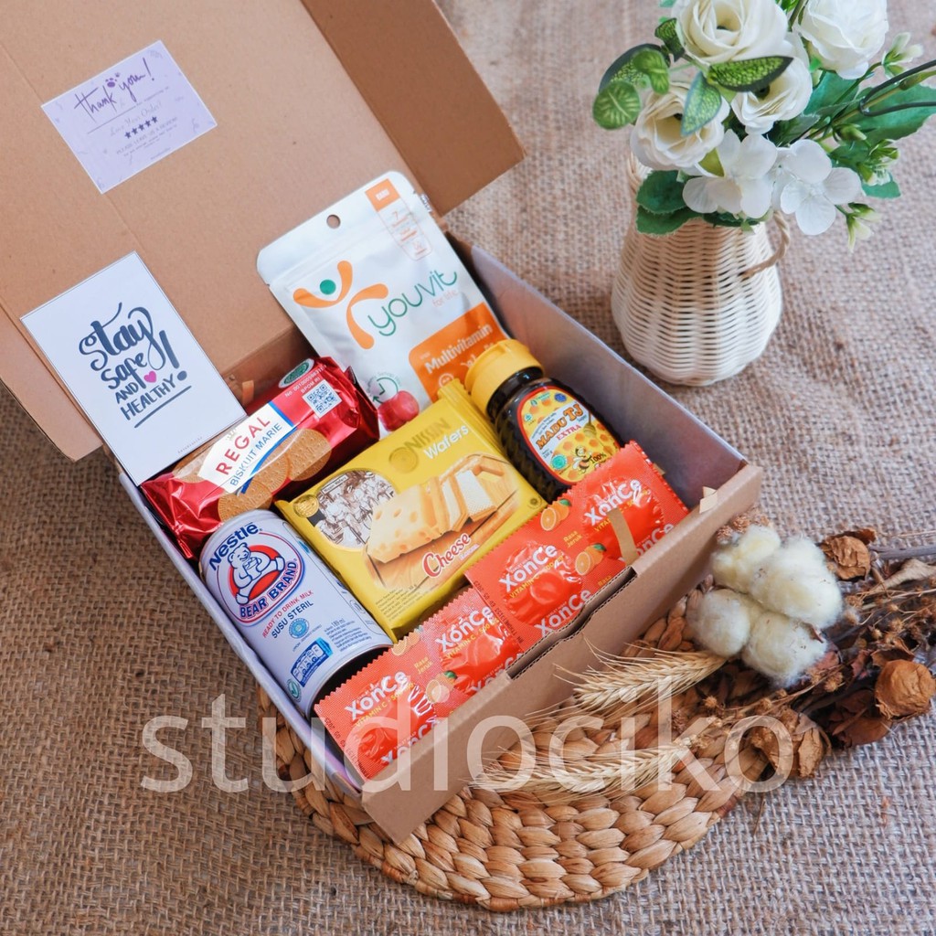 HAMPERS VITAMIN / PAKET ISOMAN COVID / GIFT BOX IMUN BOOSTER / HAMPERS