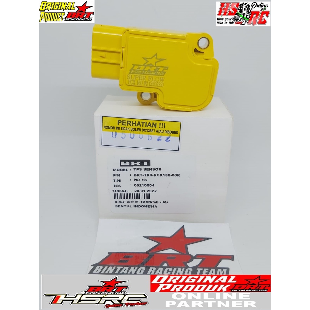 TPS SENSOR BRT Racing Honda PCX 160 All New Vario160 Injeksi Throttle Body Soket TB Scanner Not AHM 